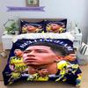 Borussia Dortmund Bellingham Collage Giocatore Set Biancheria da Letto Bundesliga Calcio Copripiumino Tifoso di Calcio Camera da Letto Arredamento Casa Biancheria da Letto