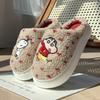 Genuine IP joint name Mingsheng crayon small new cotton slippers winter couple home warm cartoon Mao Mao shoes