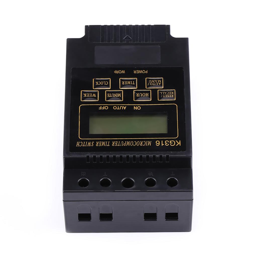 LCD Digital Timer Switch Microcomputer Control Programmable Time Relay (AC220V)