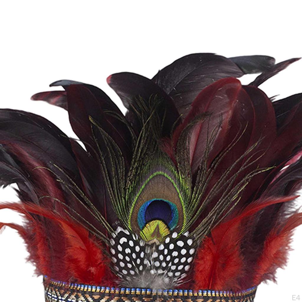 Costume Style Fascinator Indian Decorative Headdress for Show Party Women
