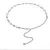 European and American Punk Rhinestone Inlaid Waist Chain Women's Chain Ins Fashionable Versatile Thin Waist Chain Decorative Skirt Suit Belt