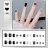 Handmade Press-On Nails – Crushed Diamond Butterfly Glitter Tips Collection