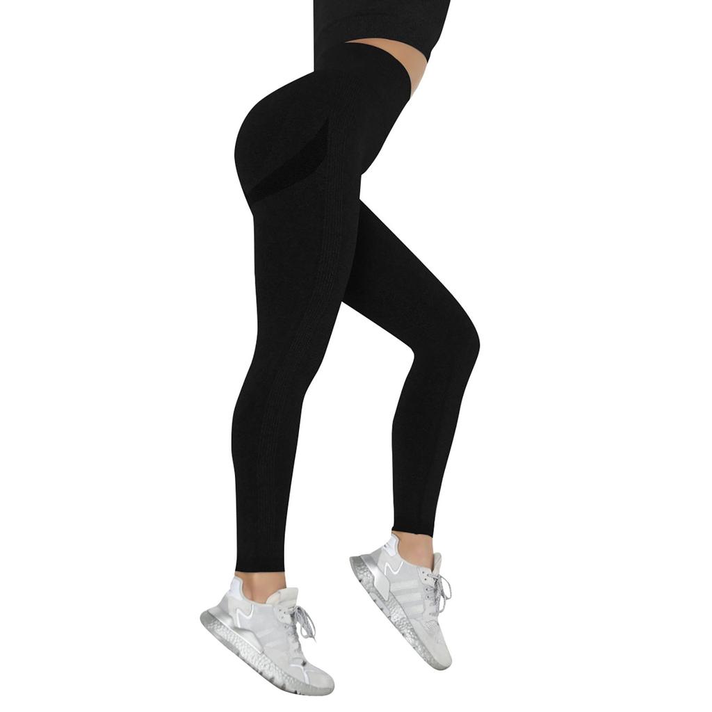 Women's Fashion Casual Seamless High Waist Tight Butt Lift Yoga Pants Sports Fitness Pants