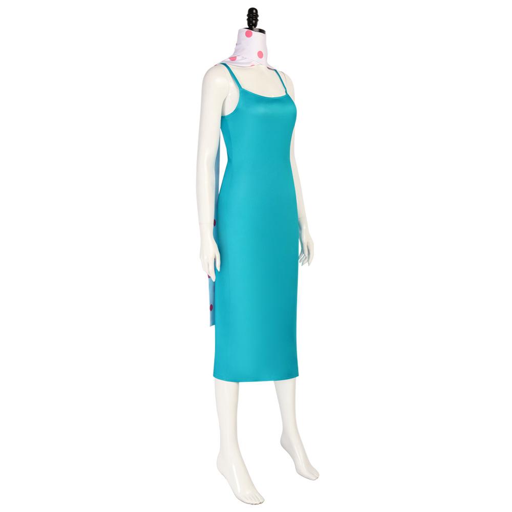Vestito Cosplay Lucy Wiggle Film Cattivissimo Me Costume per Giochi di Ruolo Outfit per Festa di Halloween per Donne Ragazze