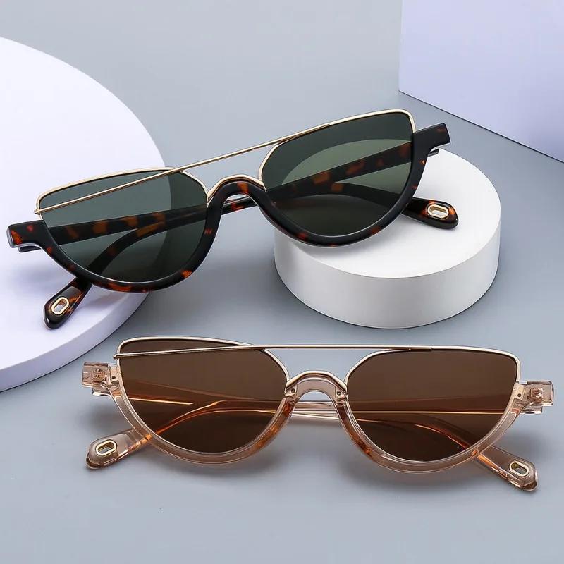 New Small Frame Cat's Eye Sunglasses Women's Brand Designer Fashion Sun Glasses Classic Men's Vintage Eyewear UV400