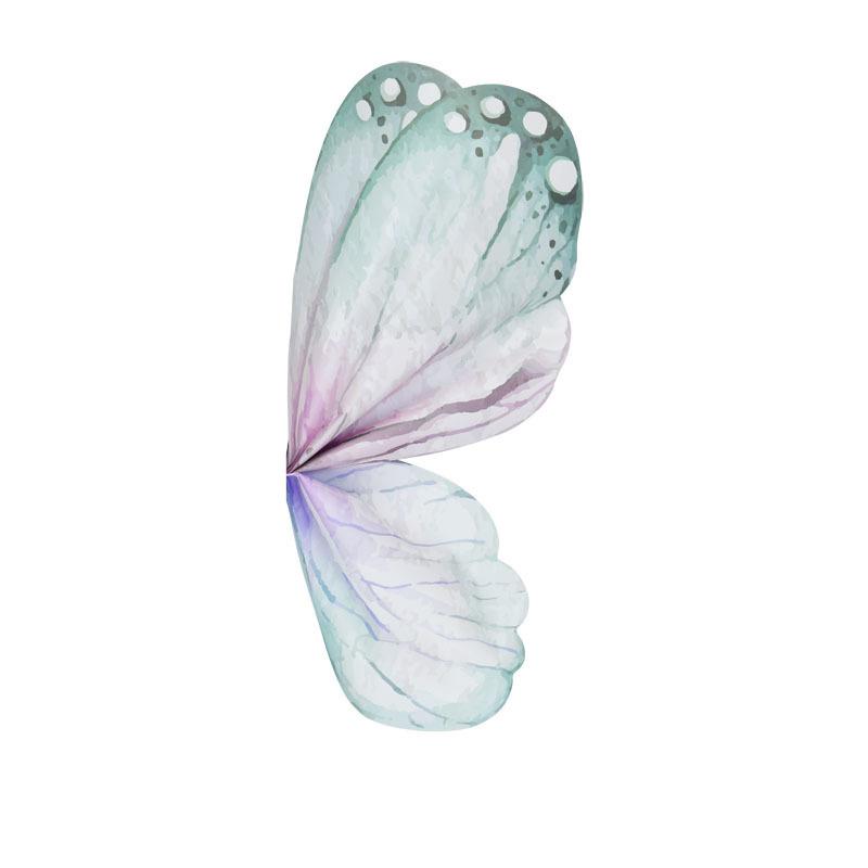Diverse 20Pcs set of Flower Bouquet and Colorful Butterfly Wrapping Paper; Birthday Present Packing DIY Supplies