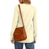 Women's Stylish ,color Round,neck Long,sleeved Top
