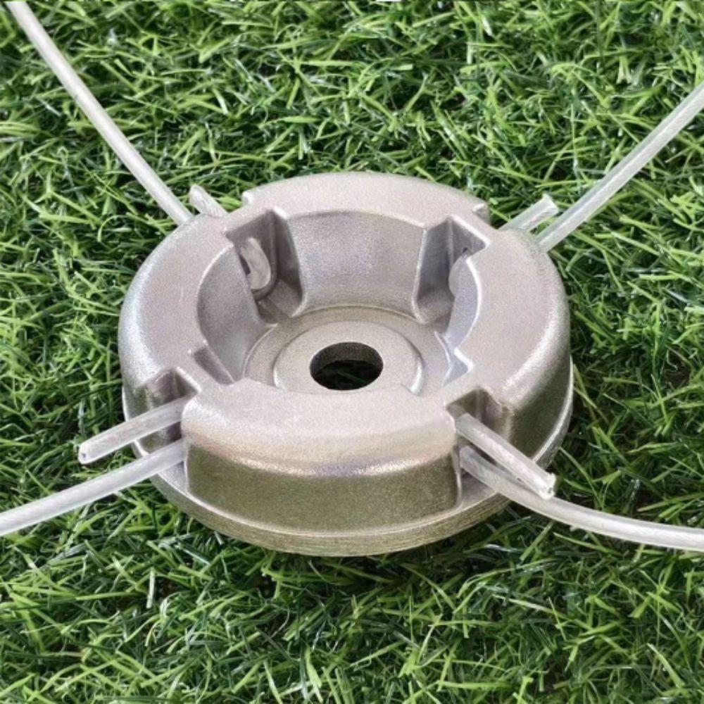 Nylon Steel Line Aluminum Zinc Zinc Alloy Head Aluminum Zinc Zinc Alloy Base Trimmer Replacement Head Grass Trimming
