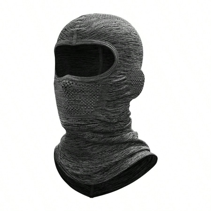 Casques Ombrelle Quatre Saisons d'Extérieur Pour Hommes et Femmes Équitation Pêche Respirant Cagoule Faciale Black multicolore