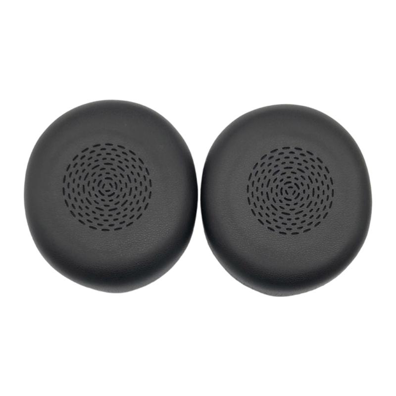

1Pair Ear Pad Replacement Protein Leather Earpads Ear Cushions Sponges Cover Earmuffs for Evolve2 75 Headphones чёрный