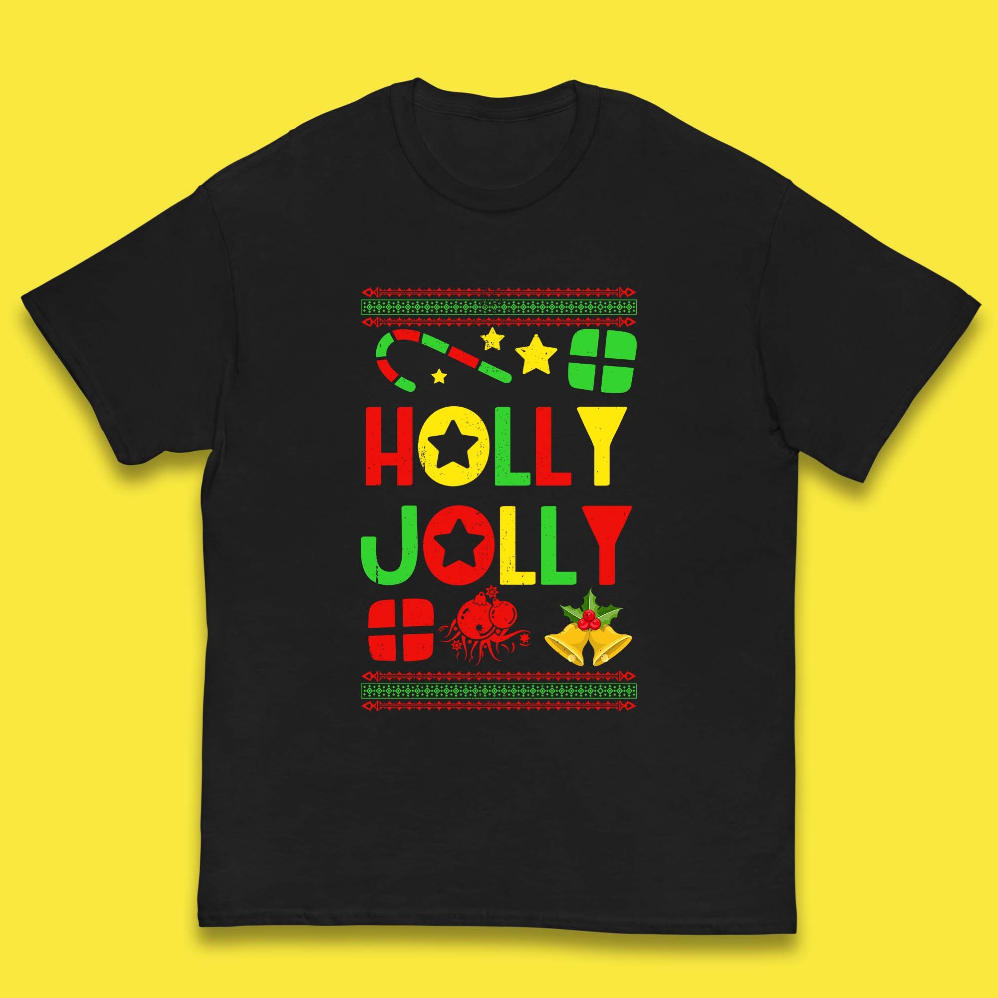 Holly Jolly Christmas Kids T Shirt 160
