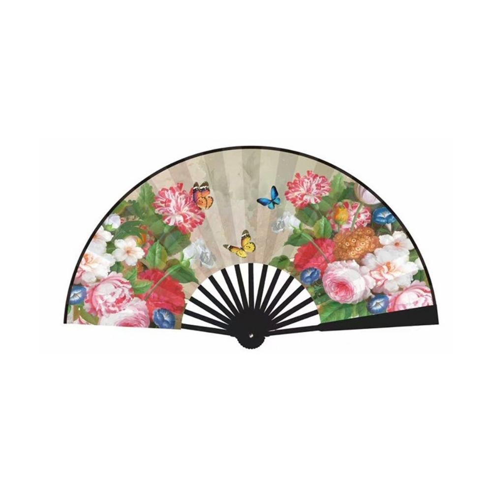 Silk Cloth Hand Fans Chinese Style Decorative Fan Chinese Painting Bamboo Fan Photography Style 2