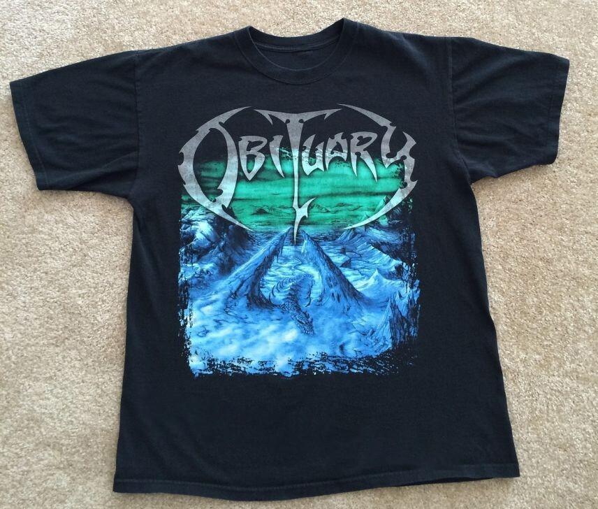 Vtg Obituary Band Frozen In Time Shirt Unisex Concert S to 5XL