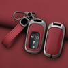 Interior Mouldings Leather Car Remote Key Case Fob Cover Protector Holder Shell For Honda Civic Accord HR-V CR-V CRV 2022 2023 K