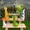 Handcrafted Cat Shaped Flower Planter Cartoon Cat Bud Vase Artistic Plant Pot Ornament  Bedroom