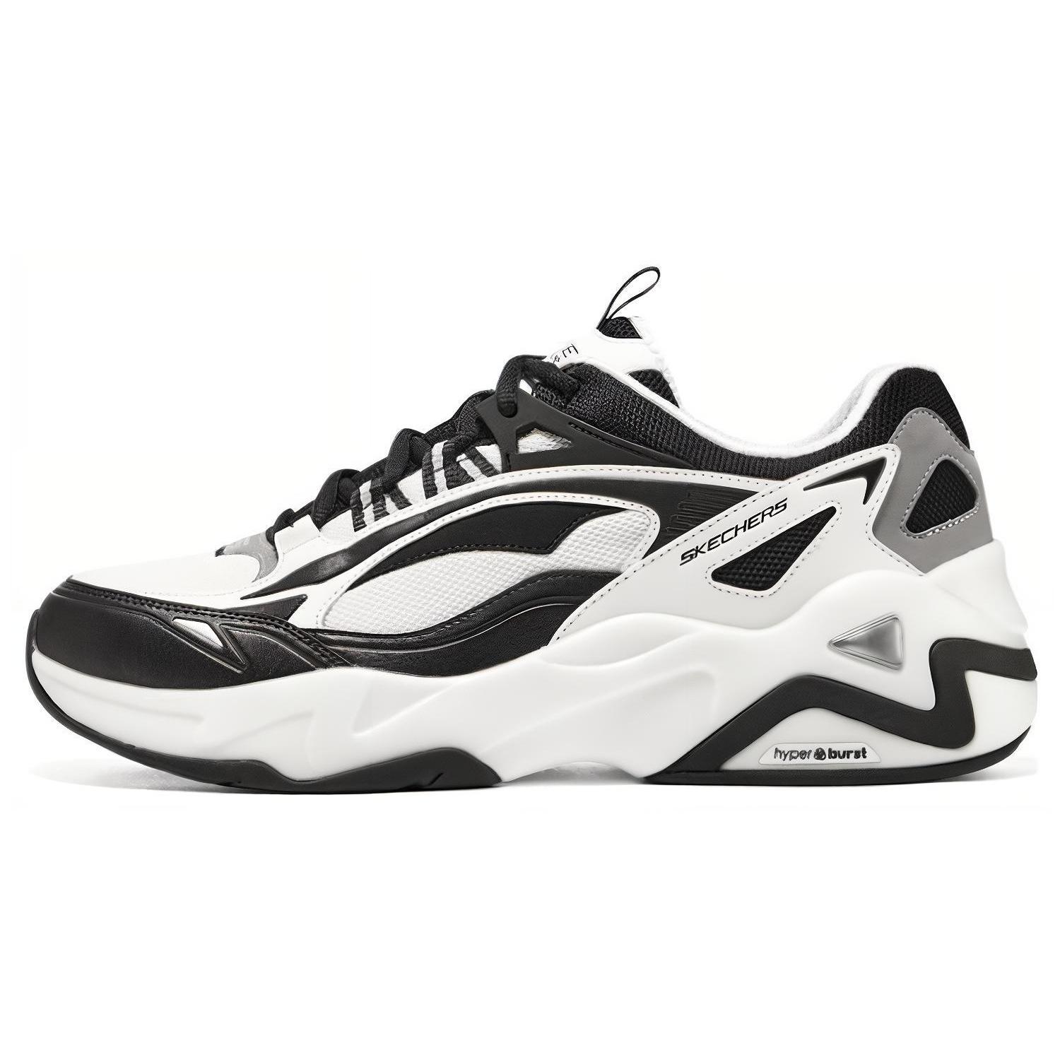 Skechers D Lites Hyper Burst White Black Men s 232426-WBK EU 42.5