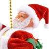 Electric Climbing Rope Santa Claus Climbs Up and Down Christmas Tree Pendant Ornament for Indoor Party Home Ornaments Gift