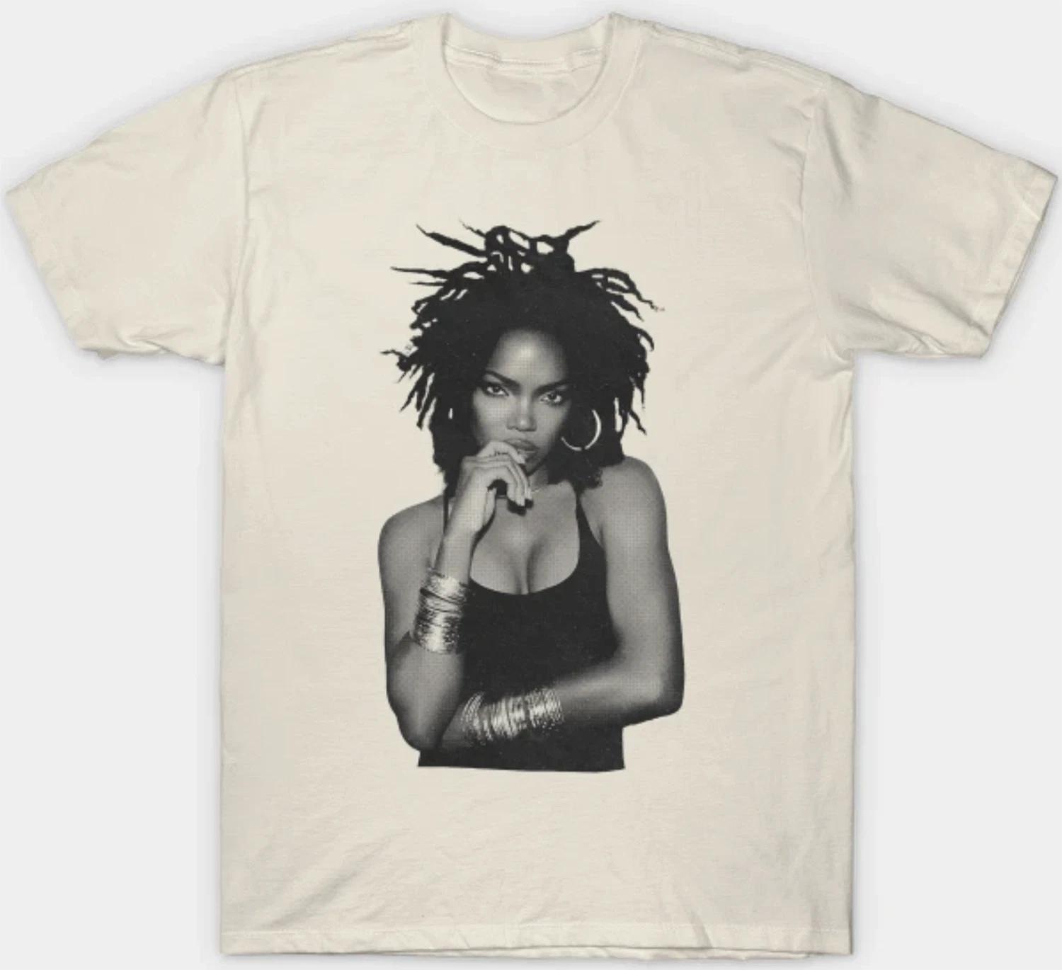 

Lauryn Hill Short Sleeve T shirt Adult Small-3XL XXXL Beige 4XL