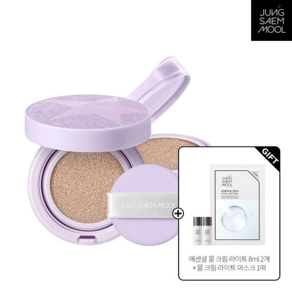 

Jungsaemmool Blush Pouch Purple + Moisture Cream Light 8ml + Essential Skin Nuder Cushion Original + Refill Fair