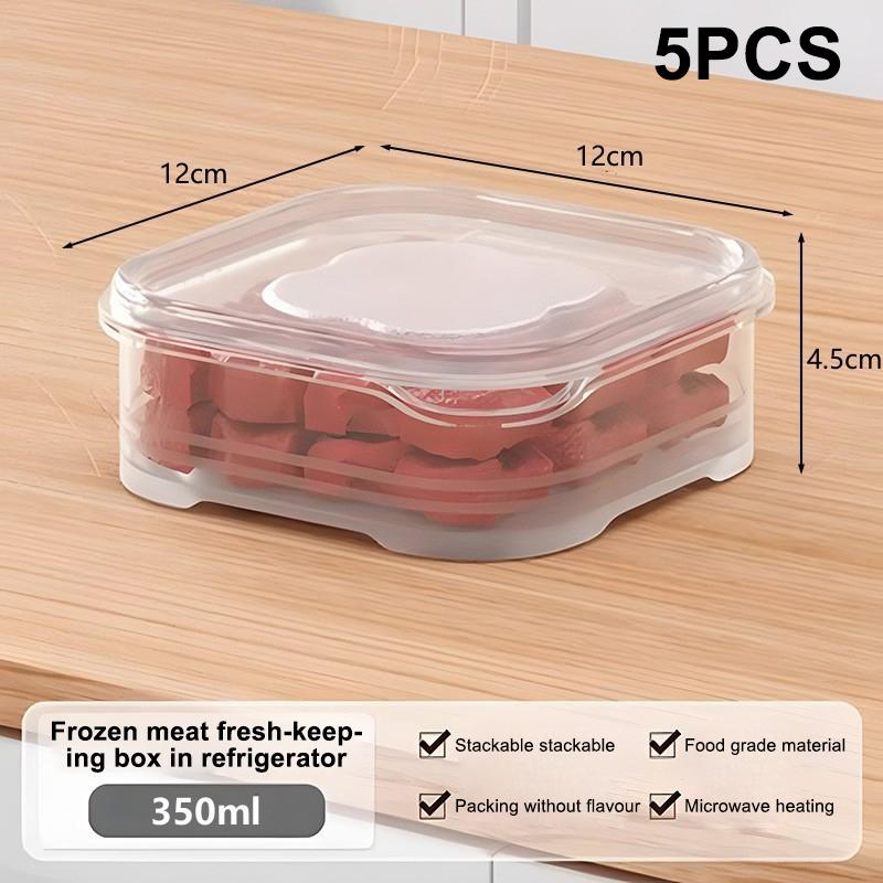 1Pieces Refrigerator Storage Box Meat Storage Box Food Packaging Box Food Grade Refrigerator Special Arrangement