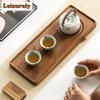 Walnut Wood Dry Bubble Tray Solid Wood Drainage Tea Tray Japanese Household Water Storage Dry Bubble Table Base Kung Fu Tea Set