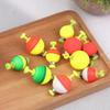 5Pcs EVA Foam Corks For Crappie Bluegill Panfish Catfish Snap-On Ball Fishing Bobber Floats Weighted Bobbers