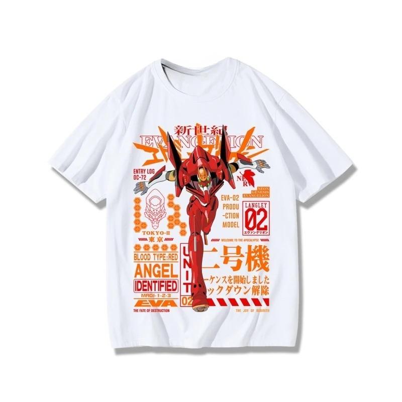 Neon Genesis Evangelion End of Eva Eye Shirt Classic Style Short Sleeve Shirt Unisex Men Women Summer Crew Neck Cotton Tee