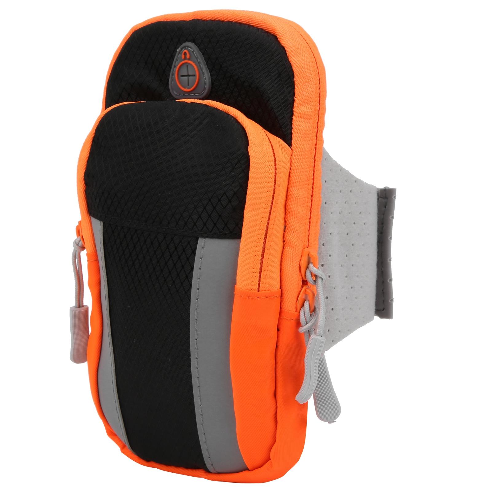 

Спортивная сумка на руку для телефона для альпинизма, многокарманная, унисекс, для бега, для улицы, водонепроницаемый карман(черный )