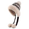 Thicken Knitted Hat Knitted Beanie Hat New Ear Protection Hat  Autumn and Winter