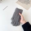 Thickened Knitted Woolen Gloves Touchscreen Full Finger Gloves Fashion Men Knitted Gloves  Sports