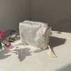 Breathable Polyester Cosmetic Bag Zipper Closure Chinese Style Zipper Clutch Embroidery Floral Beauty Case Beauty Tools Storage