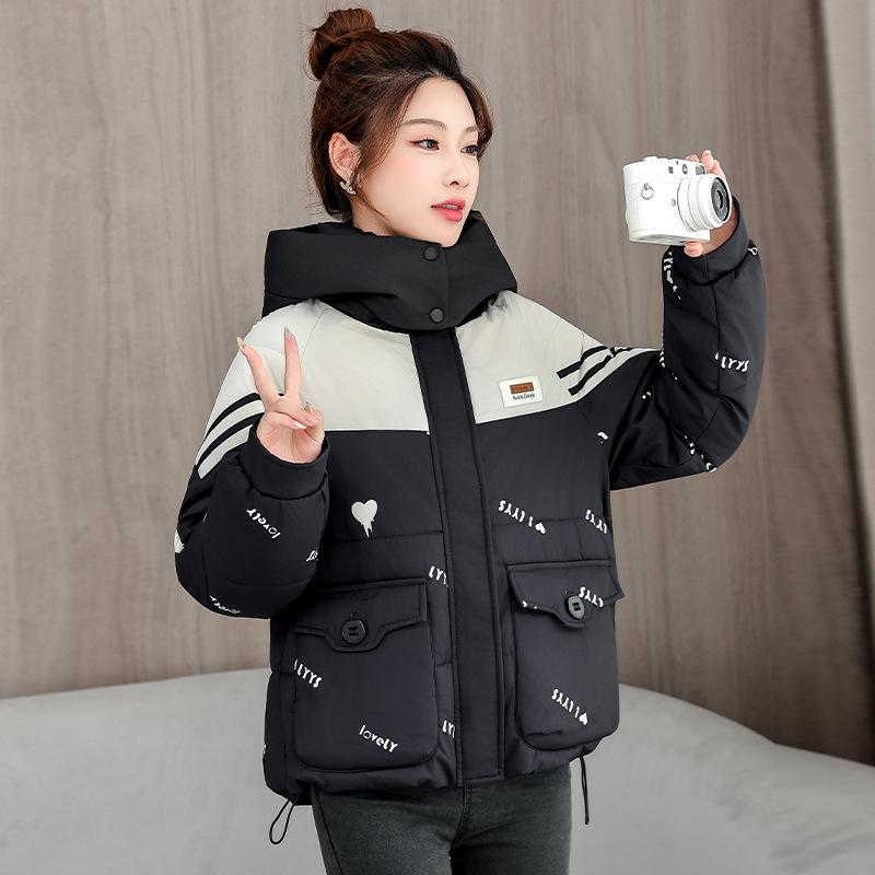 Love cotton-padded clothes women's popular new winter small short cotton-padded clothes women's thickened cotton-padded jacket winter clothes