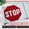Peryiter 2 Pieces Door Guard Safety Banner 50 x 12 Inch Combination Double Sided Do Not Enter Sign for Bedroom Stop Sign Strip for Wandering