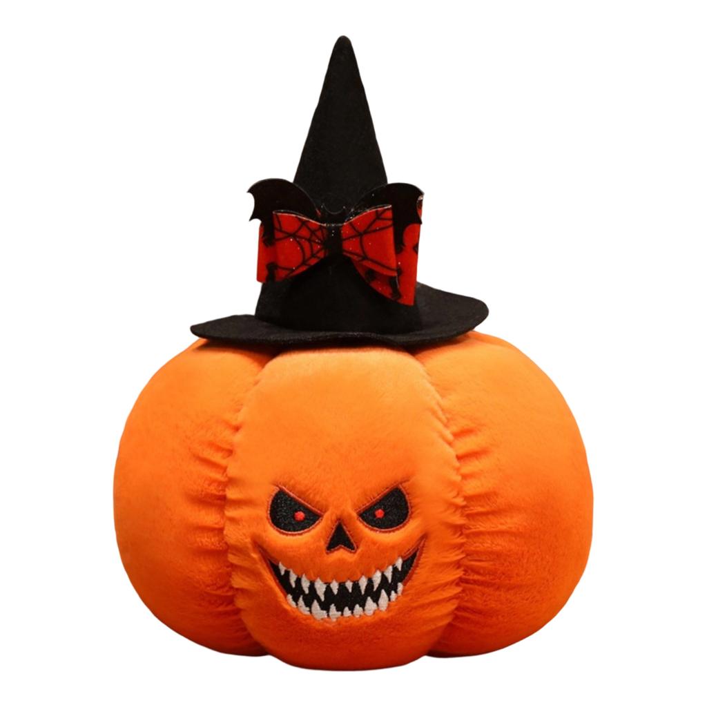 Halloween Pumpkin Plush - Cute Stuffed Pumpkin Cushion for Couch, Bed, Sofa and Home Decor