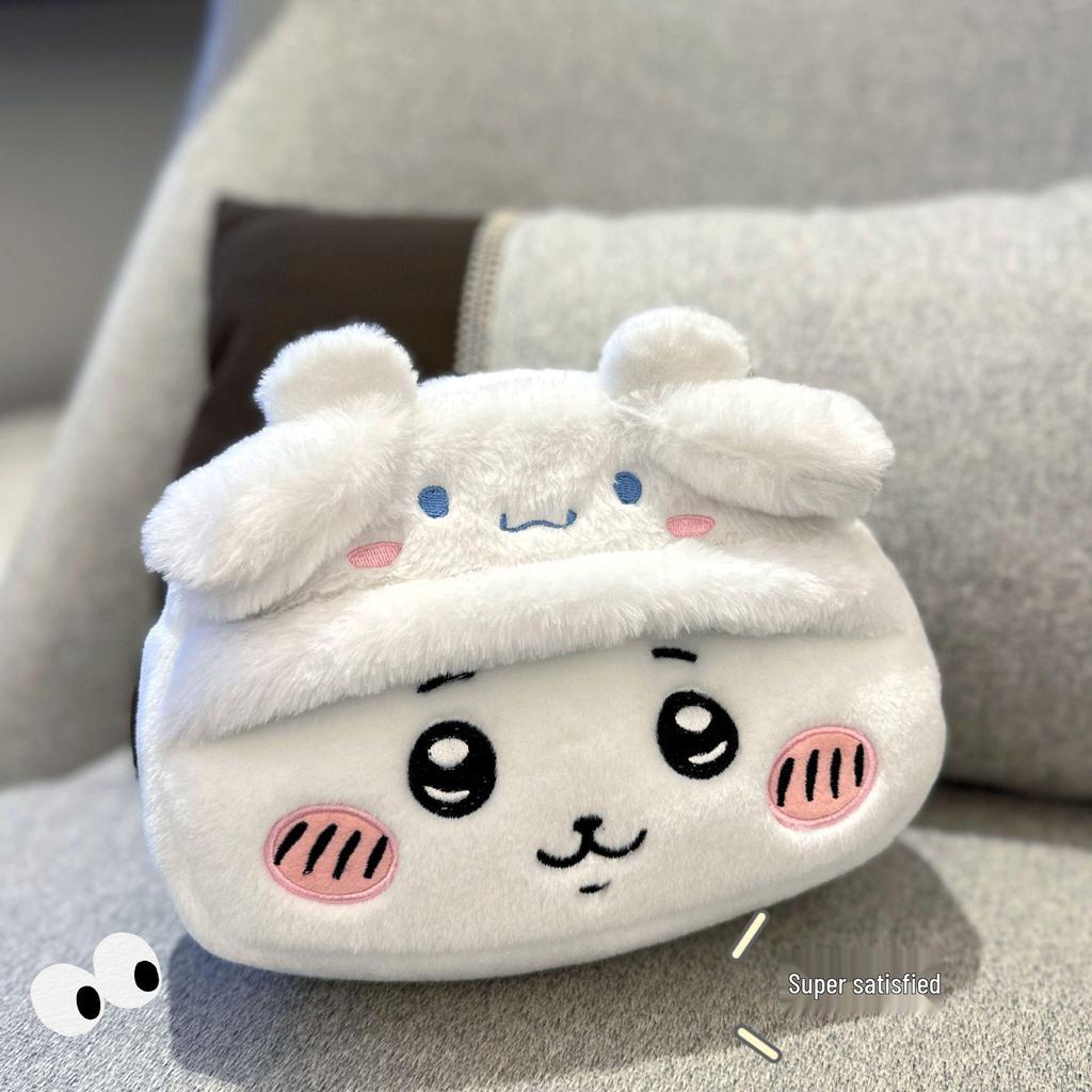 Chiikawa Cartoon Usagi Hachi Ji'i Plush Pencil Case - Cute, Large Capacity Storage