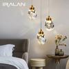 HD Luxury Pendant Lights For Dining Living Room Bedroom Bedside Kitchen Cafe Bar Indoor Decor LED Crystal Hanging Ceiling Lamps
