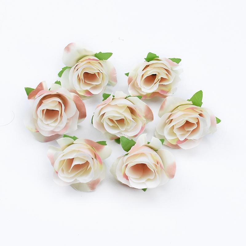 Artificial flowers Silk Roses Bud Home festival party Outdoor Garden arch Decor Diy gift candy box brooch Wedding Bridal Bouquet