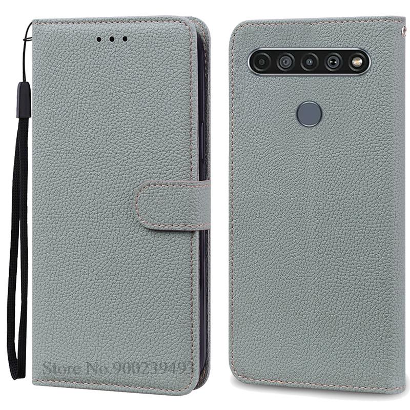 For LG K61 Etui Myk Silikon Lær Lommebok Flip Etui For LG K61 Deksel Coque For Fundas LG K61 LGK61 K 61 Telefonetuier Skall