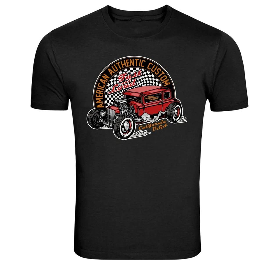 American Authentic Custom Fast And Loud Hot Rod Graphic Tee 4XL
