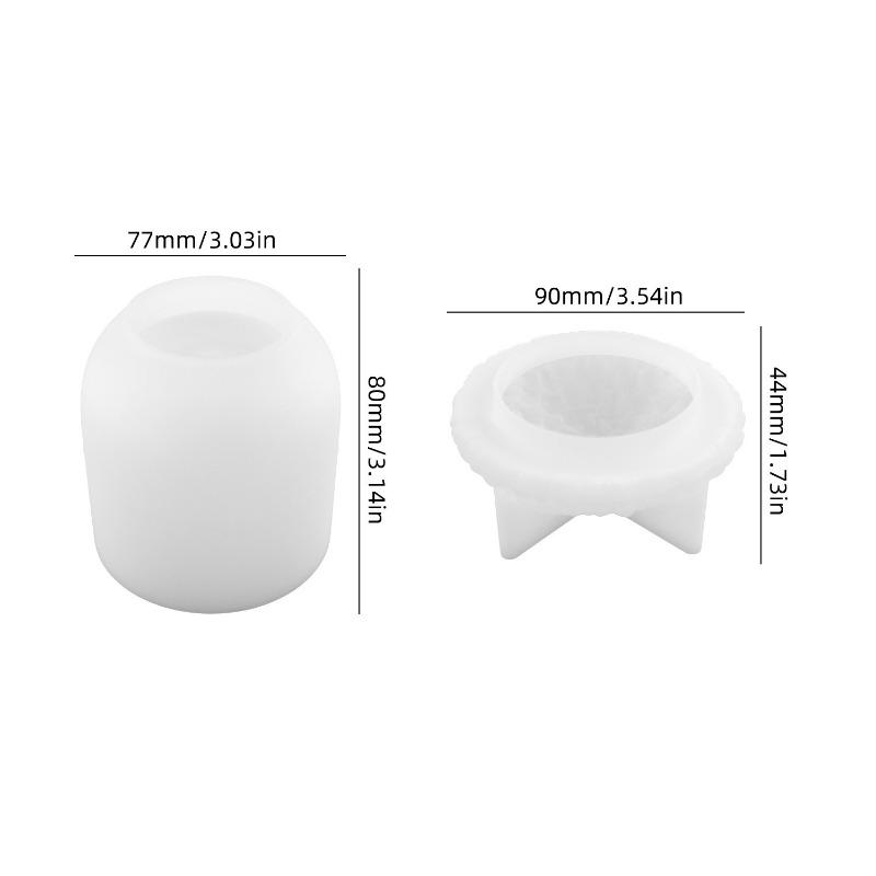 Pine Cone Silicone Jar Resin Mold with Lids Epoxy Resin Casting DIY Jewelry Storage Box And Candy Making Top Quality New