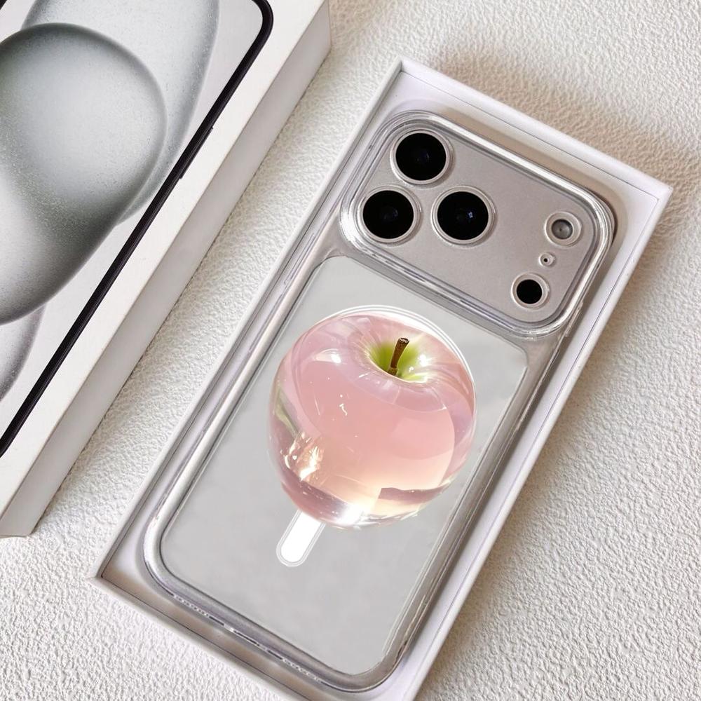 Crystal-Clear Apple Phone Case For iPhone 17 16 15 14 13 12 Pro Max Plus With Magnetic Crystal Clear Case Wireless Charge