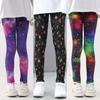 Enfants, Extensibles, Leggings, Pantalon Fille, Été, Coupe Ajustée, Pantalon Imprimé