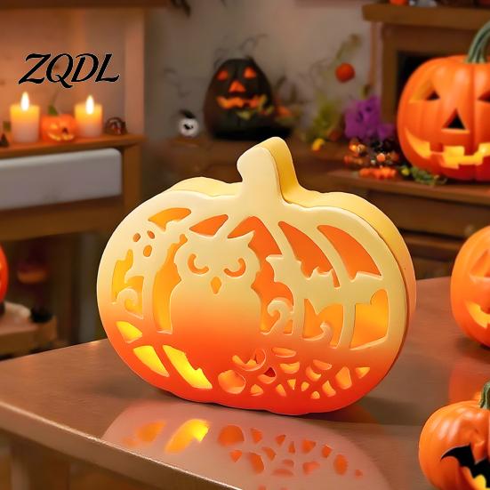 DIY Pumpkin Box Mold 1 Set Halloween Lampshade Silicone Mold, Hollow Ambient Gypsum Cement Epoxy Resin Casting for Crafts