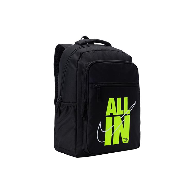 Nike Polyester Backpack Laptop Bag Unisex Jet Black Casual N32513033GS-002