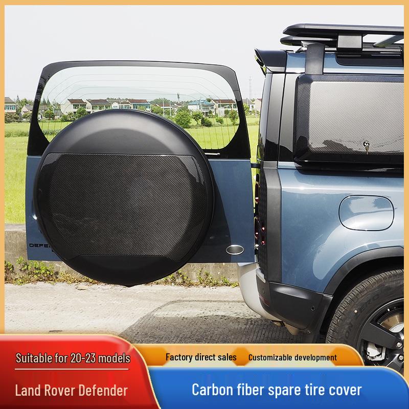 Carbon Fiber Spare Tire Cover for Land Rover Defender (2020+)