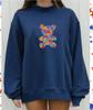 Trendy Women's Mid-High Collar Loose Hoodie for Spring and Autumn