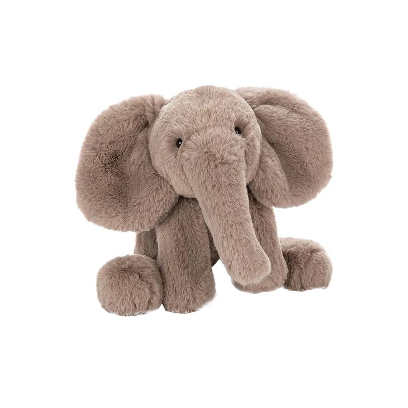 

JELLYCAT Jungle Animal Series Smudgy Elephant Comfort Companion Doll Plush Doll Sitting Height 13cm High Box Not Included