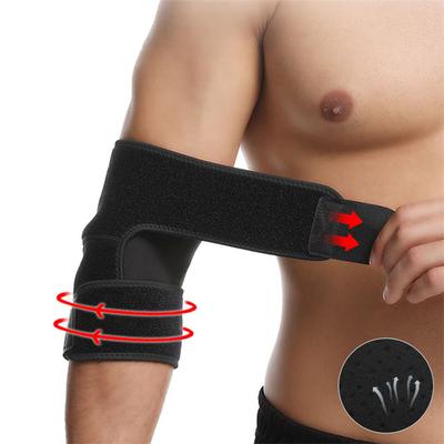 1Pcs Adjustable Elbow Support Wrap Brace Pad Strong Basketball Sports Elastic Elbow Injury Pain Relief Protector