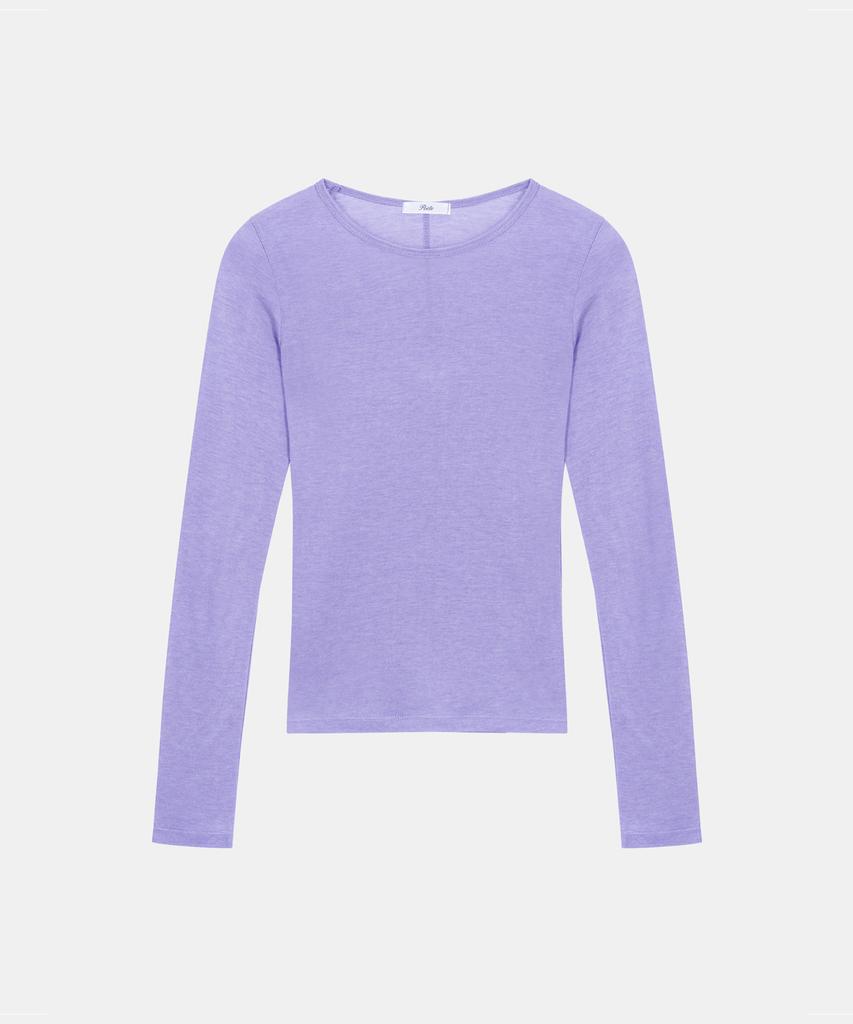 POETSEOUL Wool Line T-Shirt_Purple