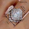 Hot-selling European and American fashion ring women, luxurious temperament crown couple ring, two sets of high-end rings